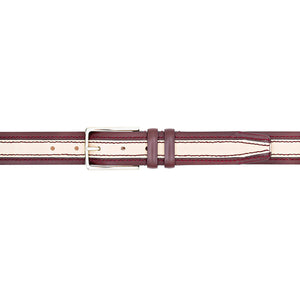 Mezlan Two-Tone Leather Belt for Men