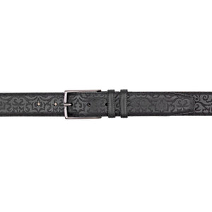 Mezlan Laser-Print Calfskin Belt