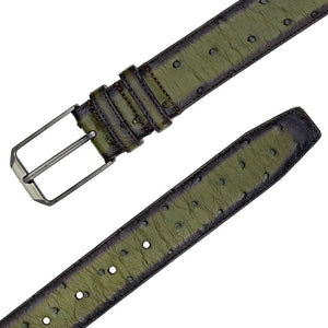 Mezlan Ostrich Skin Belt