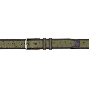 Mezlan Ostrich Skin Belt