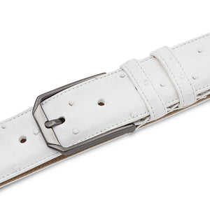 Mezlan Ostrich Skin Belt