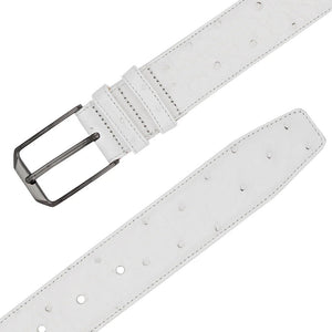 Mezlan Ostrich Skin Belt
