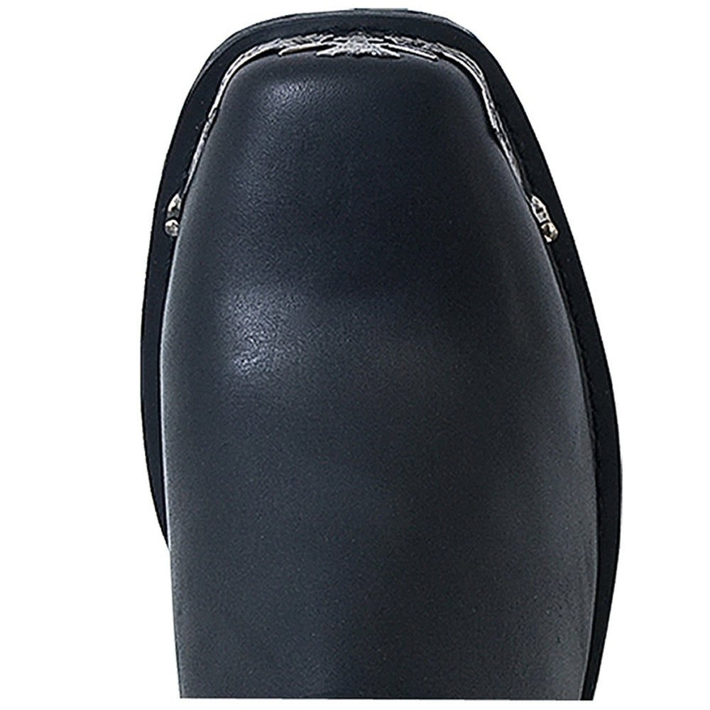 Dingo Black Leather Biker Boots