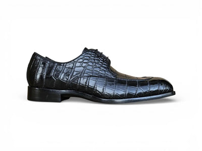 Carrucci Allen II Derby: Embossed Split Toe Leather Shoe