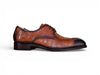 Carrucci Allen II Derby: Embossed Split Toe Leather Shoe