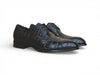 Carrucci Allen II Derby: Embossed Split Toe Leather Shoe