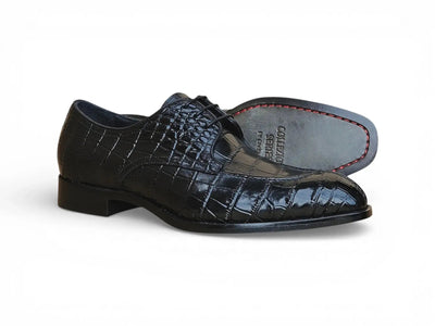 Carrucci Allen II Derby: Embossed Split Toe Leather Shoe