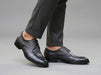 Carrucci Allen II Derby: Embossed Split Toe Leather Shoe