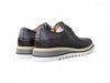 Carrucci Derby: Alligator Embossed Leather Shoes