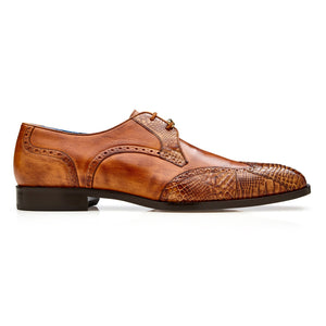 Belvedere Antonio Peanut Alligator Luxury Shoe