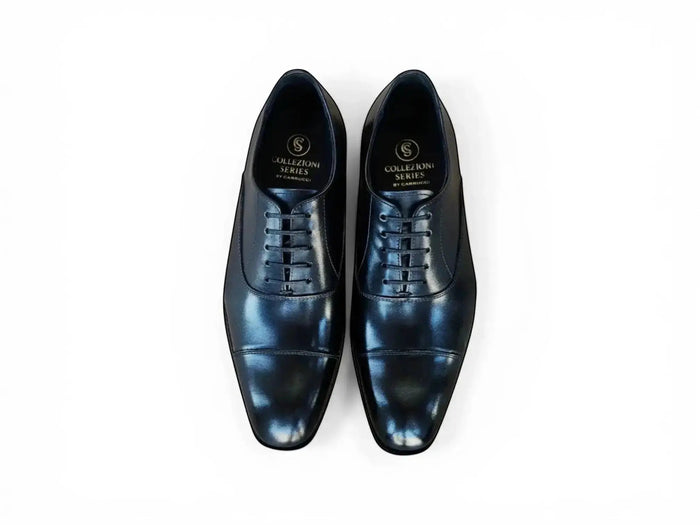 Carrucci Avon Cap Toe Oxford - Leather Sole Dress Shoe