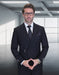2PC Italian Super 200's Wool Suit Modern Fit in Black