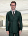 2PC Italian Super 200's Wool Suit Modern Fit in Hunter