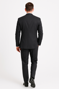 "Milan" Steel Grey Tuxedo Jacket (Separates)