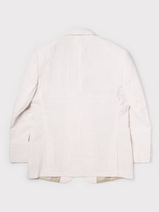 Natural Striped Seersucker Jacket