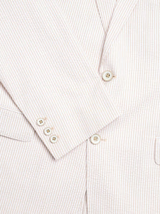 Natural Striped Seersucker Jacket
