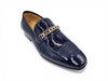 Carrucci Beveled Toe Patent Leather Loafer - Sophisticated Black