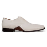 Belvedere Bianca: Light Bone Alligator Leather Luxury Shoe