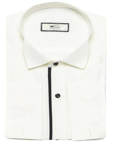 Cream Tuxedo Shirt