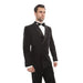 Double Breasted Black Mens Tuxedo by Bryan Michaels - Men's Tuxedo USA