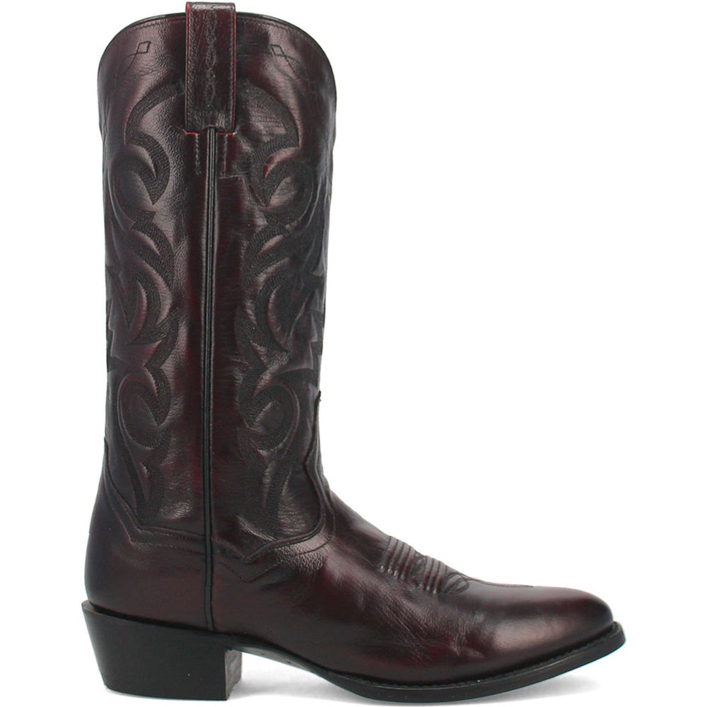 Dan Post Men’s Milwaukee 13 Round Toe Cherry Black Cowboy Boot