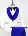 Blue Prom Suit - One Button Blue Homecoming Outfits For Guys Royal Blue Velvet Lapel
