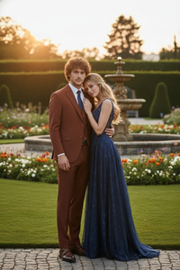 Brown Three-Piece Suit –   Slim Fit