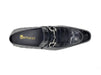 Carrucci Buckle Loafer: Gator Embossed Leather Loafer