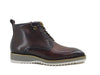 Carrucci Burnished Calfskin Lace-Up Boots - Rich Leather Elegance