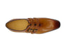 Carrucci Burnished Leather Double Monk Strap Whole Cut Shoe