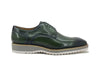 Carrucci Burnished Leather Derby Lace-Up Shoe