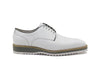 Carrucci Burnished Leather Derby Lace-Up Shoe