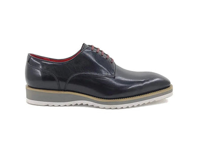 Carrucci Burnished Leather Derby Lace-Up Shoe