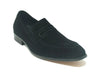 Carrucci Burnished Suede Penny Loafers - Rich Casual Comfort