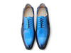 Carrucci Burnished Two-Tone Leather Wholecut Oxford