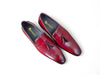 Carrucci Burnished Leather Wholecut Tassel Loafer
