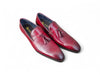 Carrucci Burnished Leather Wholecut Tassel Loafer
