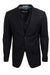 Men's Black Stacy Adams Suit: 2-Button, Vested, Timeless Basic.