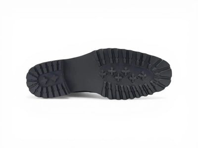 Carrucci Chukka Boot: Luxury Calfskin Lug Sole Ankle Boot