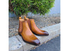 Carrucci Chelsea Boot: Premium Calfskin Leather Ankle Boot