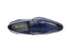 Carrucci Calfskin Penny Loafer: Modern Classic Style