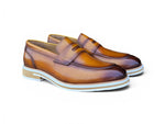 Carrucci Penny Loafer: Premium Calfskin Leather - [Color if applicable]