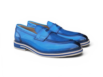 Carrucci Penny Loafer: Premium Calfskin Leather - [Color if applicable]