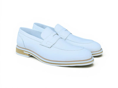 Carrucci Penny Loafer: Premium Calfskin Leather - [Color if applicable]