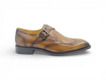 Carrucci Calfskin Single Monk Loafer - Luxurious Style