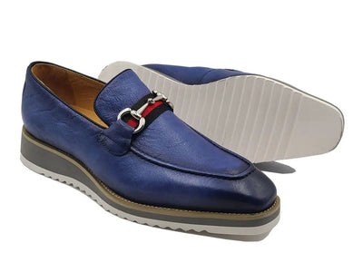 Carrucci Calfskin Horsebit Loafer - Luxury Slip-On Dress Shoe