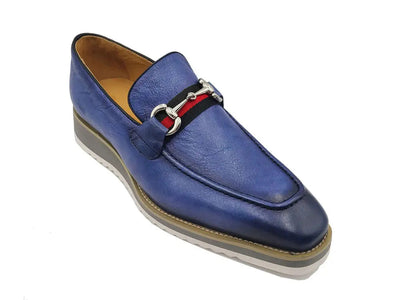 Carrucci Calfskin Horsebit Loafer - Luxury Slip-On Dress Shoe