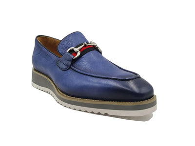 Carrucci Calfskin Horsebit Loafer - Luxury Slip-On Dress Shoe