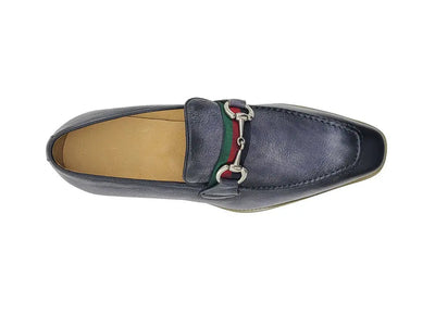 Carrucci Calfskin Horsebit Loafer - Luxury Slip-On Dress Shoe