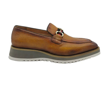 Carrucci Calfskin Horsebit Loafer - Luxury Slip-On Dress Shoe